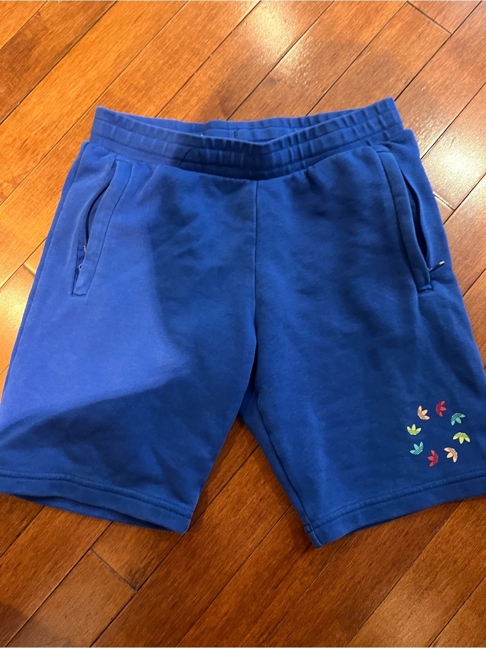 Adidas Youth Size 9-10 royal blue shorts
